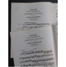 VIVALDI Antonio Sonate Piano Violon ca1875