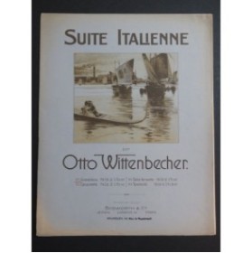 WINTERBECHER Otto Suite Italienne Gondoliera Piano 1901