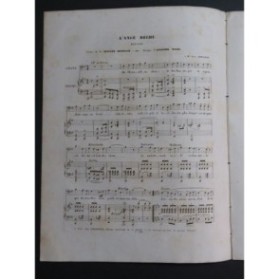 VOGEL Adolphe L'Ange déchu Chant Piano ca1840