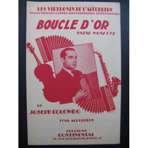 COLOMBO Joseph Boucle d'Or Accordéon