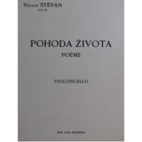 STEPAN Vaclay Pohoda Zivota Piano Violoncelle 1923