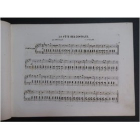 ROMANI Stenio La Fête des Gondoles Piano ca1850