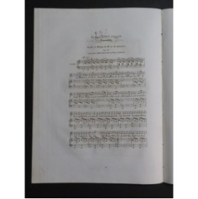 DE BEAUPLAN Amédée Le Marchand D'Italie Chant Piano ca1840