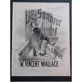 WALLACE William Vincent Le Sonneur Chant Piano ca1860