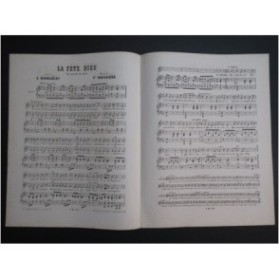 BOISSIÈRE Frédéric La Fête Dieu Chant Piano 1871