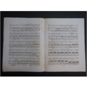 SCHUBERT Franz Pressentiment d'un Soldat Chant Piano ca1835