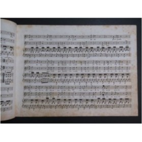 BLANGINI Félix Duett per Valli per Boschi Chant Piano ca1830