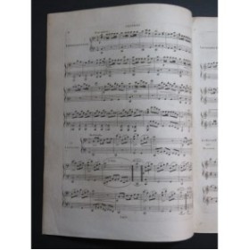 LATOUR Théodore Le Hussard et le Tyrolien Piano 4 mains ca1820