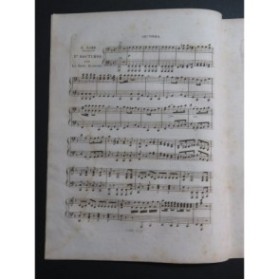 KARR Henri Nocturne sur La Dame Blanche Piano 4 mains ca1830