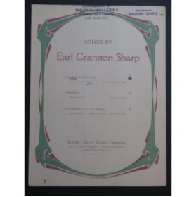 CRANSTON SHARP Earl Japanese Death Song Chant Piano 1915