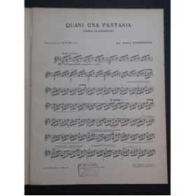 BEETHOVEN Sonate op 27 No 2 Quasi Una Fantasia Guitare