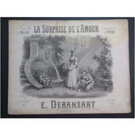 DERANSART Edouard La Surprise de l'Amour Suite de Valses Piano ca1880