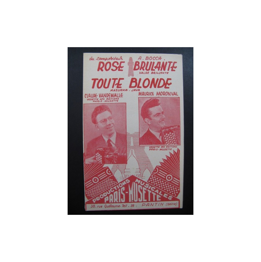 Rose Brulante / Toute Blonde A. Bocca Accordéon