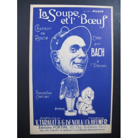 La Soupe et l'Boeuf Chanson Bach Pousthomis 1940