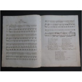BÉRAT Frédéric Bibi Chant Piano Harpe ca1830