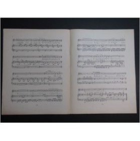 DE FLAGNY Lucien Soir d'Été Chant Piano ca1905