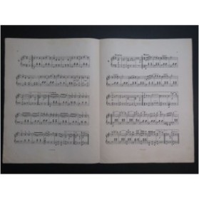 STRAUSS Johann An der Schönen Blauen Donau Piano ca1880
