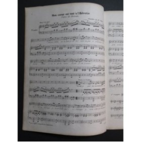 PANSERON Auguste Voyage en Suisse 4 pièces Chant Piano ca1840
