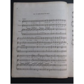 GEVERARDI Fiorentio Recueil No 2 Dédicace Chant Piano ca1820