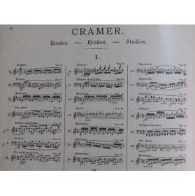 BACH J. S. Inventions CRAMER J. B. Etudes Piano