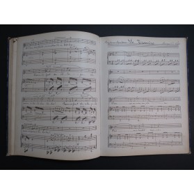 Recueil de Pièces manuscrites Chant Piano XIXe