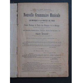 BOISSON Félix Nouvelle Grammaire Musicale 1890