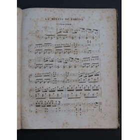 AUBER D. F. E. La Muette de Portici Opéra Piano ca1850