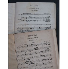VON SUPPÉ Franz Beliebte Ouverturen Ouvertures Piano Violon