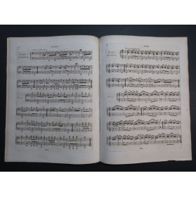 LATOUR T. Duo sur Robin-Adair et la Copenhague Piano 4 mains ca1820
