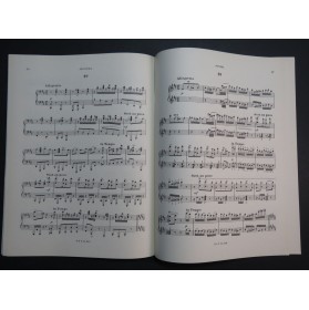 BRAHMS Johannes Danses Hongroises Cahier No 2 Piano 4 mains 1950