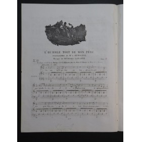 LABARRE Théodore L'Humble toit de mon Père Chant Piano ca1830
