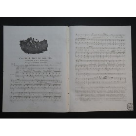 LABARRE Théodore L'Humble toit de mon Père Chant Piano ca1830