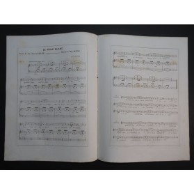 MONPOU Hippolyte Le Voile Blanc Chant Piano ca1840