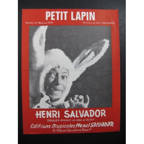 Henri Salvador Petit Lapin Chanson 1972