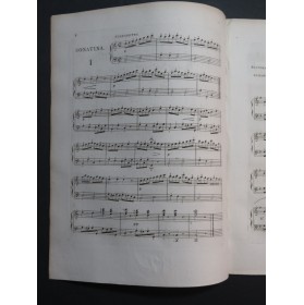 LATOUR Théodore Sonates Faciles Piano ca1820