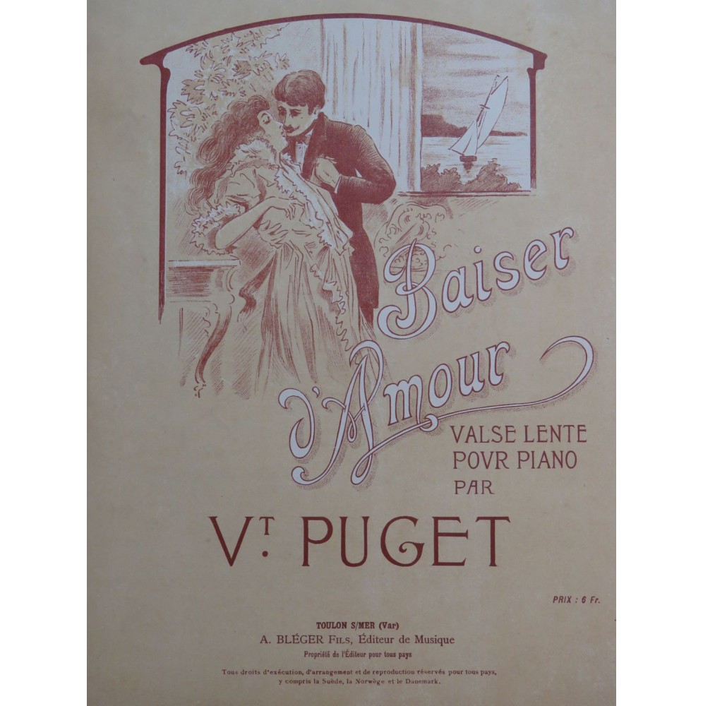 PUGET Vincent Baiser d'Amour Piano
