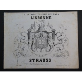 STRAUSS Lisbonne Piano XIXe siècle