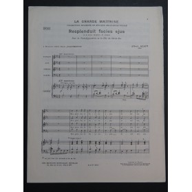 ALAIN Albert Respenduit Facies Ejus Chant Orgue 1947