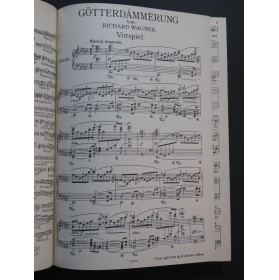 WAGNER Richard Götterdämmerung Opéra en allemand Piano Chant 1908