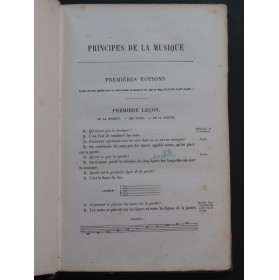 SAVARD Augustin Principes de la Musique et Méthode de Transposition 1865