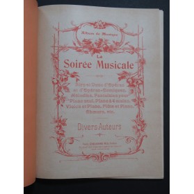 La Soirée Musicale Airs et Duos d'Opéras Piano Chant Violon