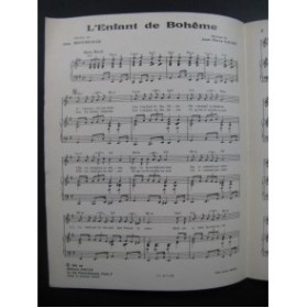 L'Enfant de Bohême Compagnons de la Chanson Chant Piano 1961