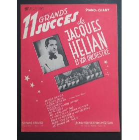 Album Jacques Helian 11 Succès Chant Piano 1946