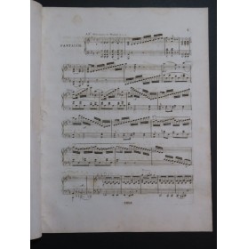 RIES Ferdinand Fantaisie No 4 op 77 Noces de Figaro Mozart Piano ca1820