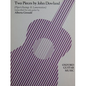 DOWLAND John Two Pieces For Guitar 1975