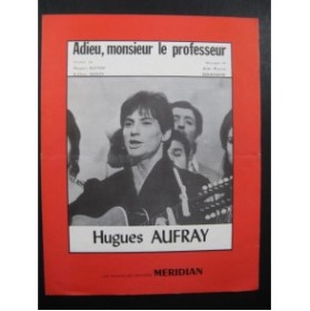 Adieu Monsieur le Professeur Hugues Aufray Chant Piano 1970