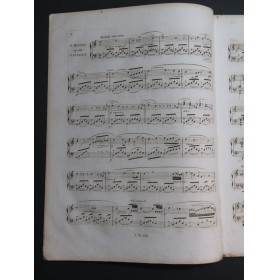 HÜNTEN François Fantaisie Brillante Piano ca1832