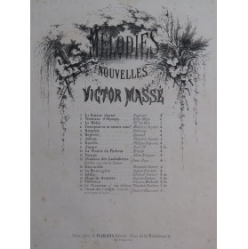 MASSÉ Victor Le Baiser donné Chant Piano ca1865