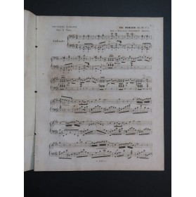 DÖHLER Théodore Nocturne Élégant op 52 No1 Piano ca1845