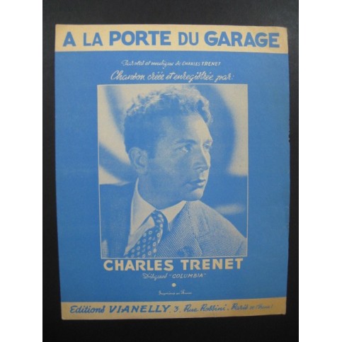 A la Porte du Garage Charles Trenet 1955